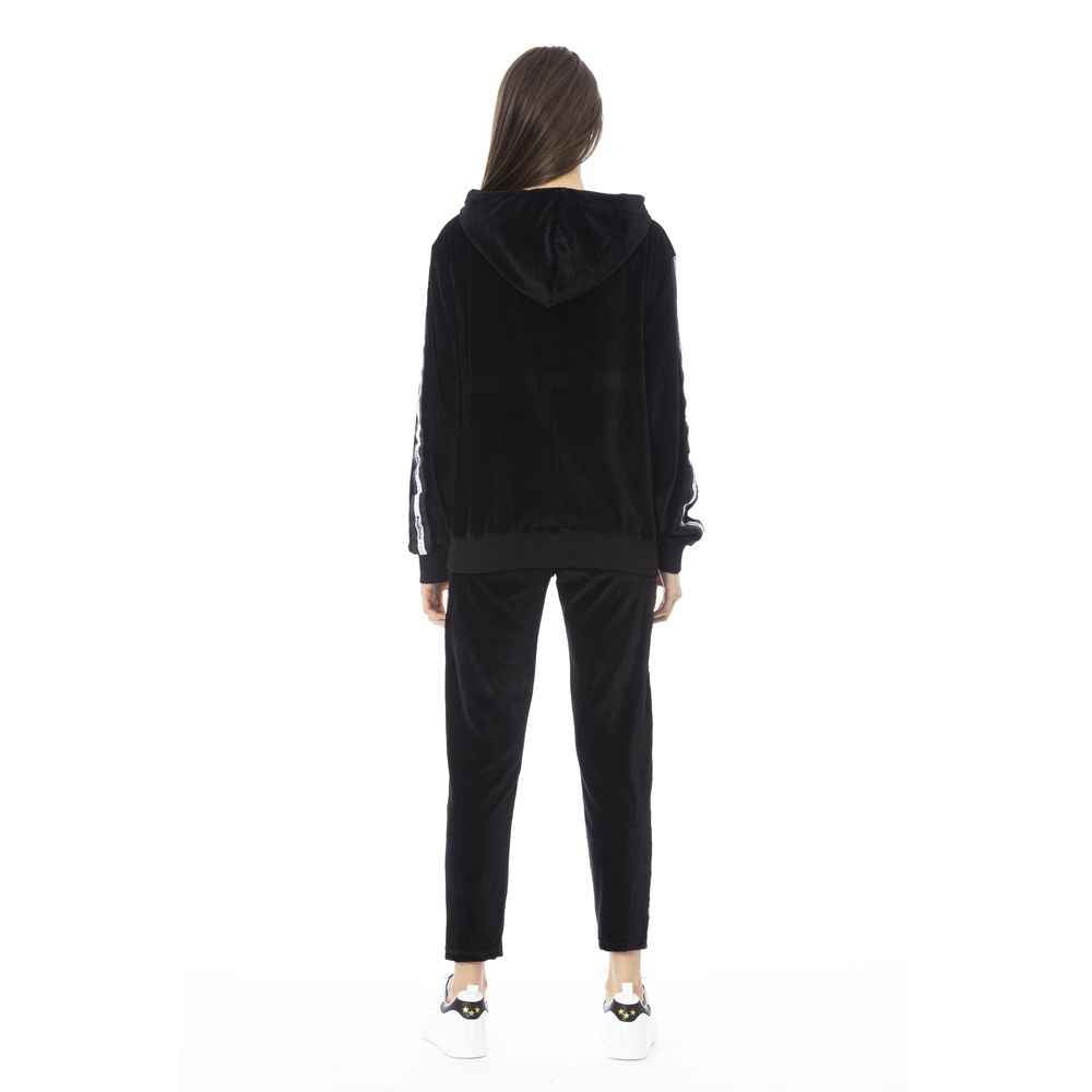Baldinini Trend Black Cotton Tracksuit