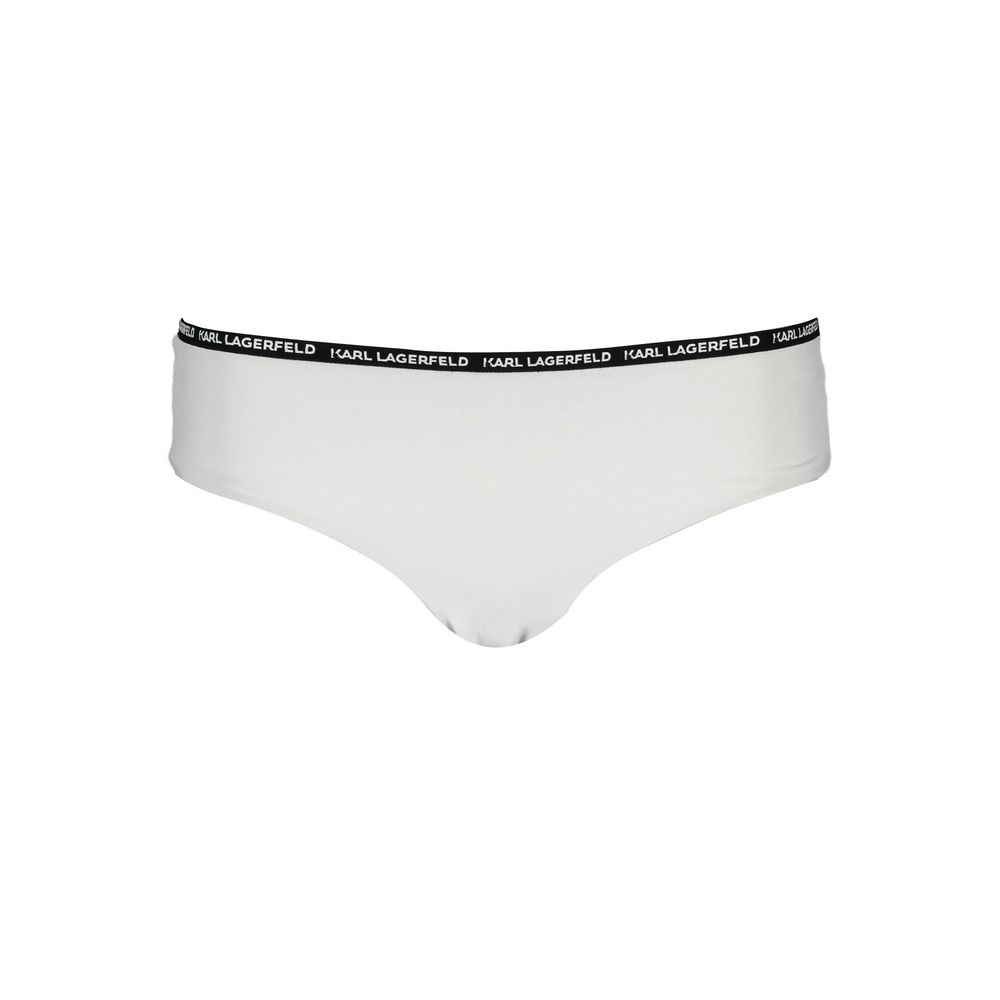 Karl Lagerfeld White Elastane Swimwear