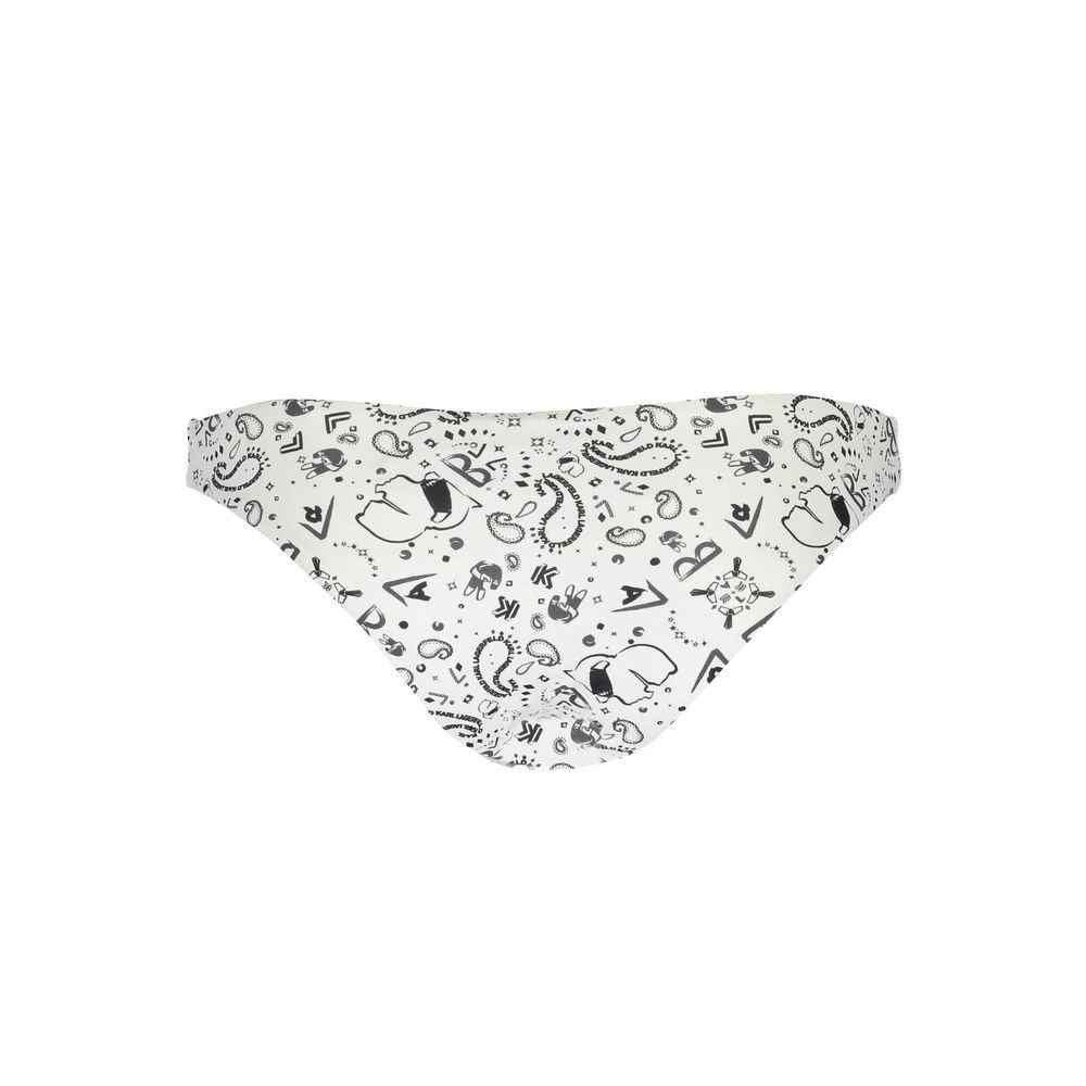 Karl Lagerfeld White Elastane Swimwear