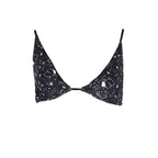 Karl Lagerfeld Black Elastane Swimwear
