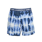 Karl Lagerfeld Blue Polyester Swimwear