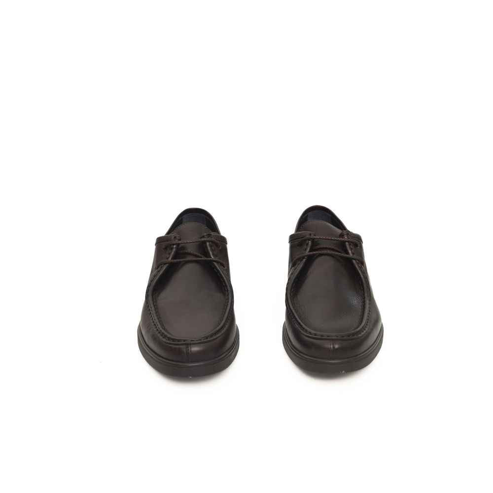 Cerruti 1881 Brown Cowhide Men Derby Shoe