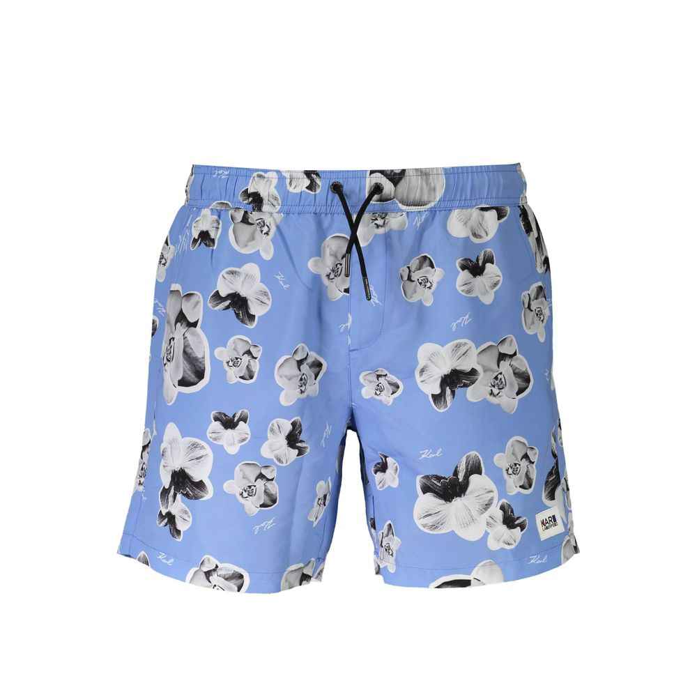 Karl Lagerfeld Blue Polyester Swimwear