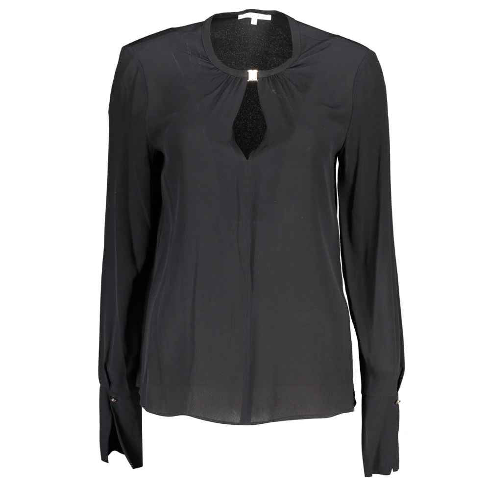 Patrizia Pepe Black Viscose Shirt