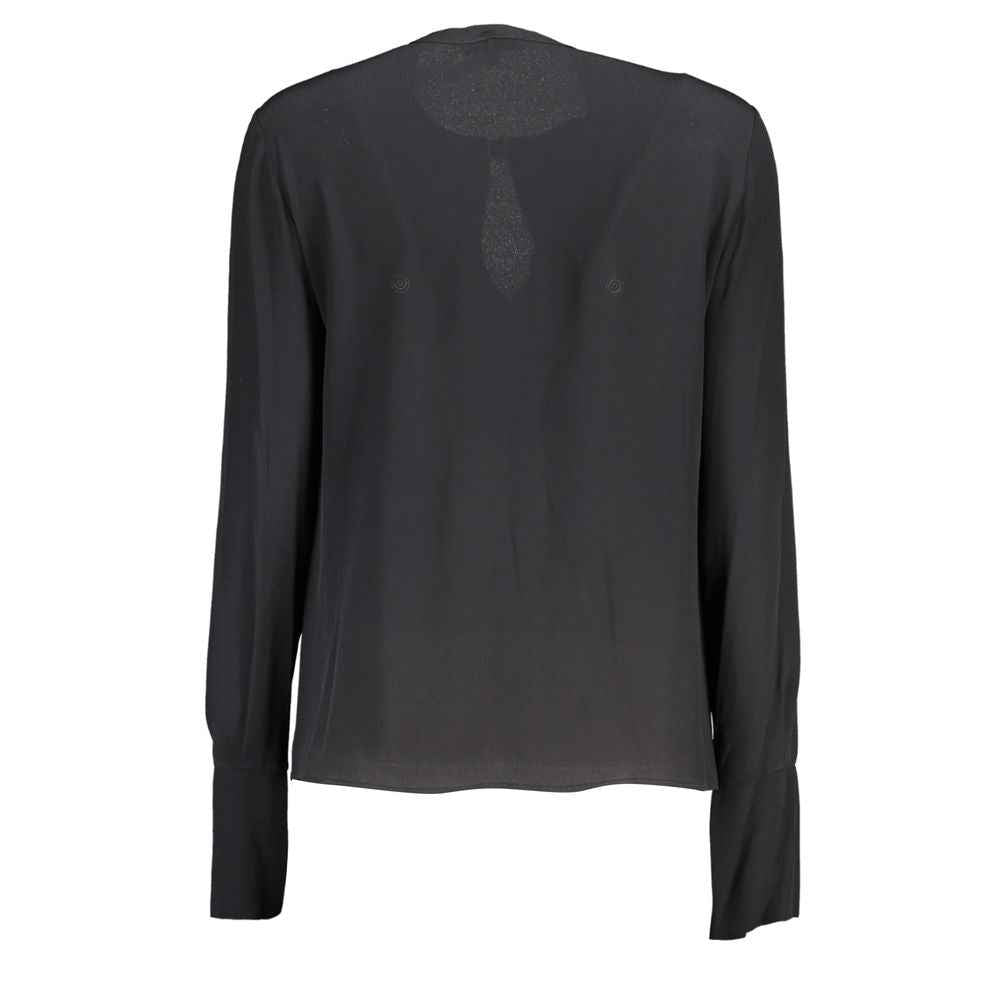 Patrizia Pepe Black Viscose Shirt