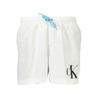 Calvin Klein White Polyester Swimwear