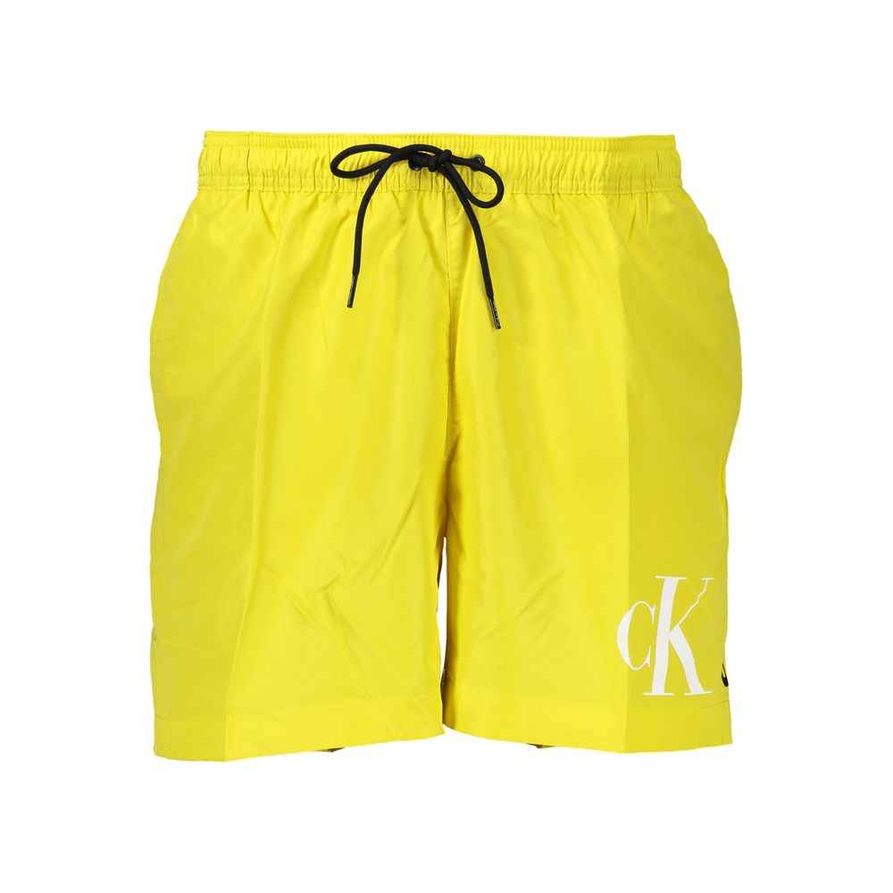 Calvin Klein Yellow Polyester Swimwear