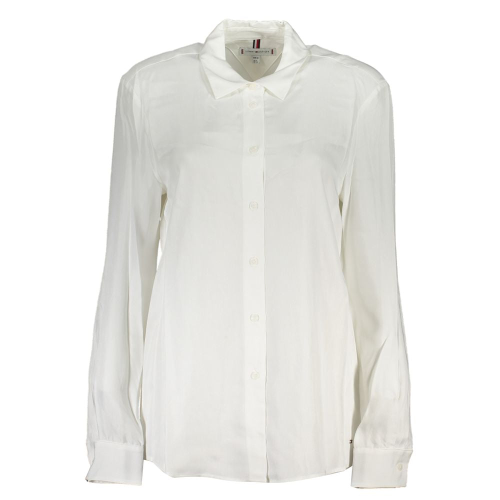 Tommy Hilfiger White Viscose Shirt
