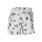 Karl Lagerfeld Bianco Polyester Men's Swim Boxer