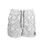 Karl Lagerfeld Bianco Polyester Men's Swim Boxer