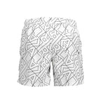 Karl Lagerfeld Bianco Polyester Men's Swim Boxer