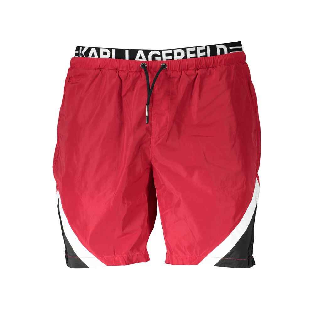 Karl Lagerfeld Red Polyester Swimwear
