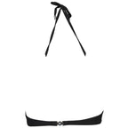 Karl Lagerfeld Black Elastane Swimwear