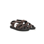 Cerruti 1881 Brown Cowhide Men Sandal