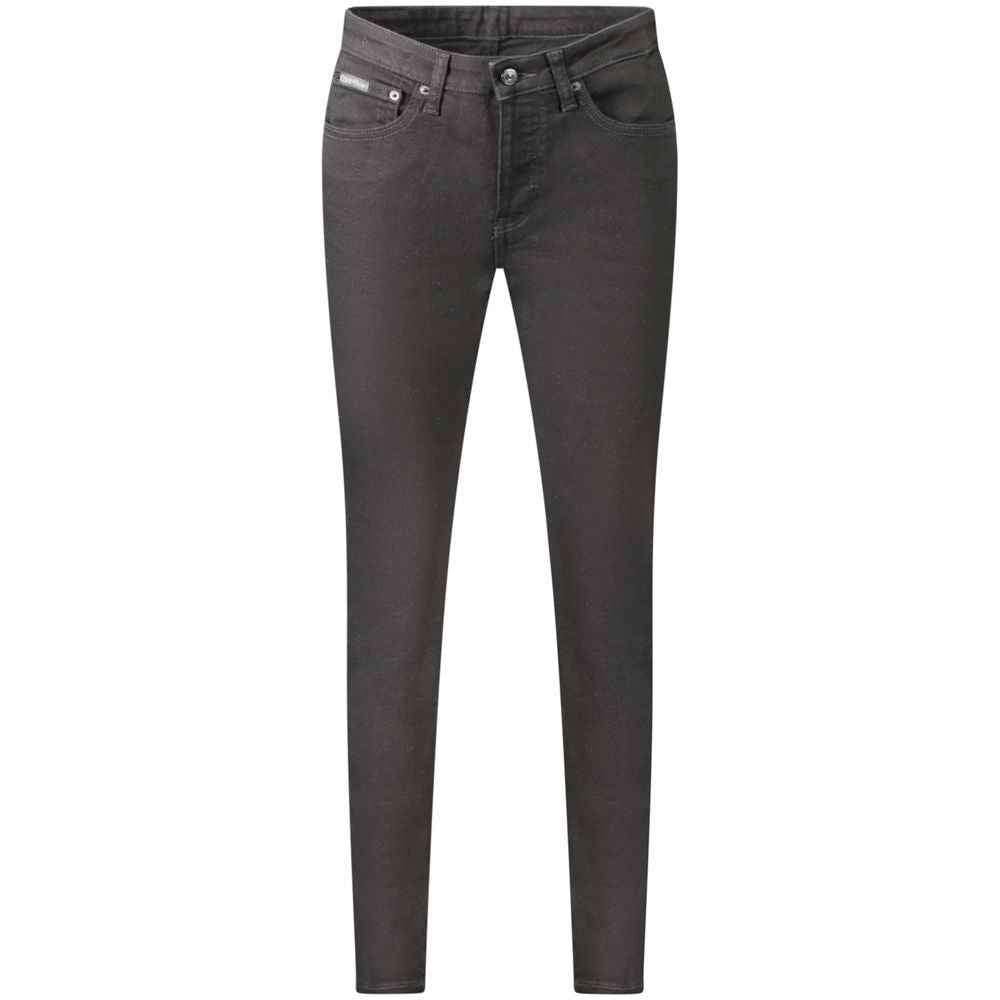 Calvin Klein Black Cotton Jeans Denim