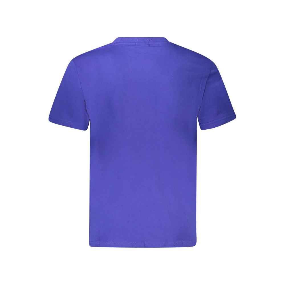 Napapijri Blue Cotton Men T-Shirt