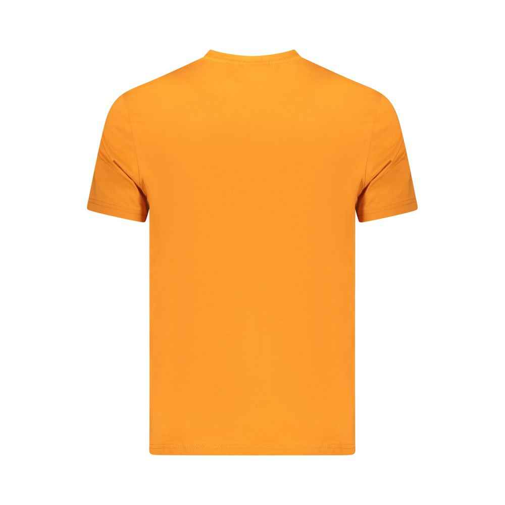 Napapijri Orange Cotton Men T-Shirt