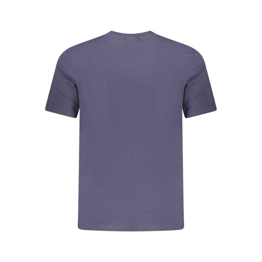 Napapijri Blue Cotton Men T-Shirt