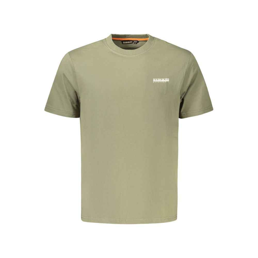 Napapijri Green Cotton Men T-Shirt