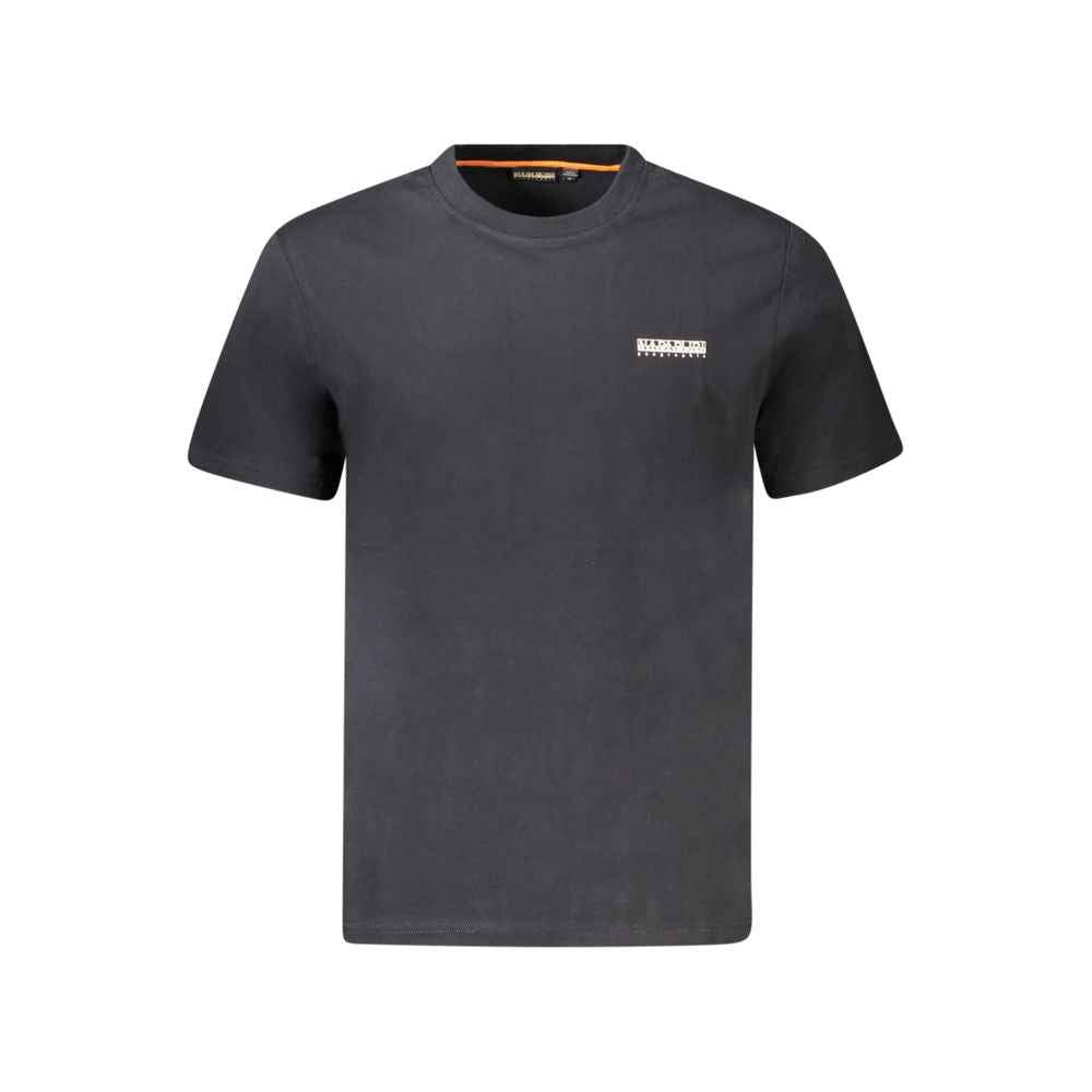 Napapijri Black Cotton Men T-Shirt