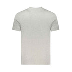 Napapijri Gray Cotton Men T-Shirt