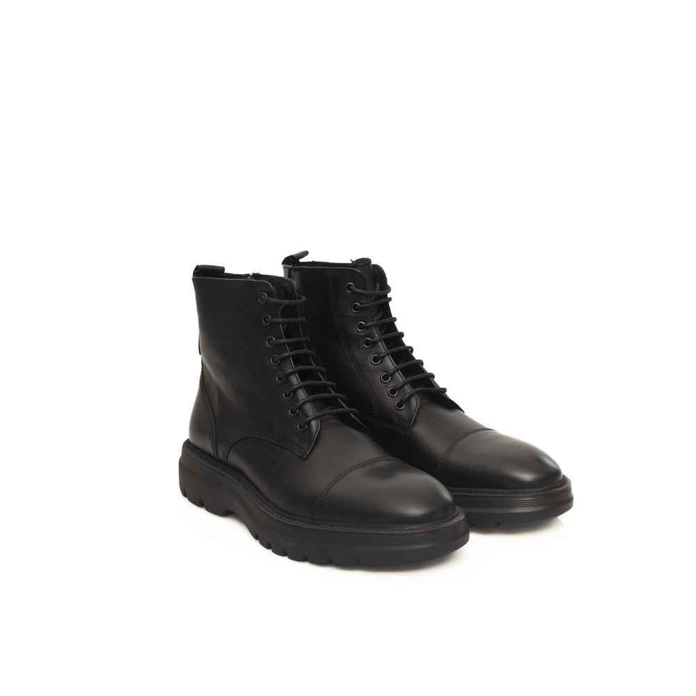 Cerruti 1881 Black Cowhide Boot