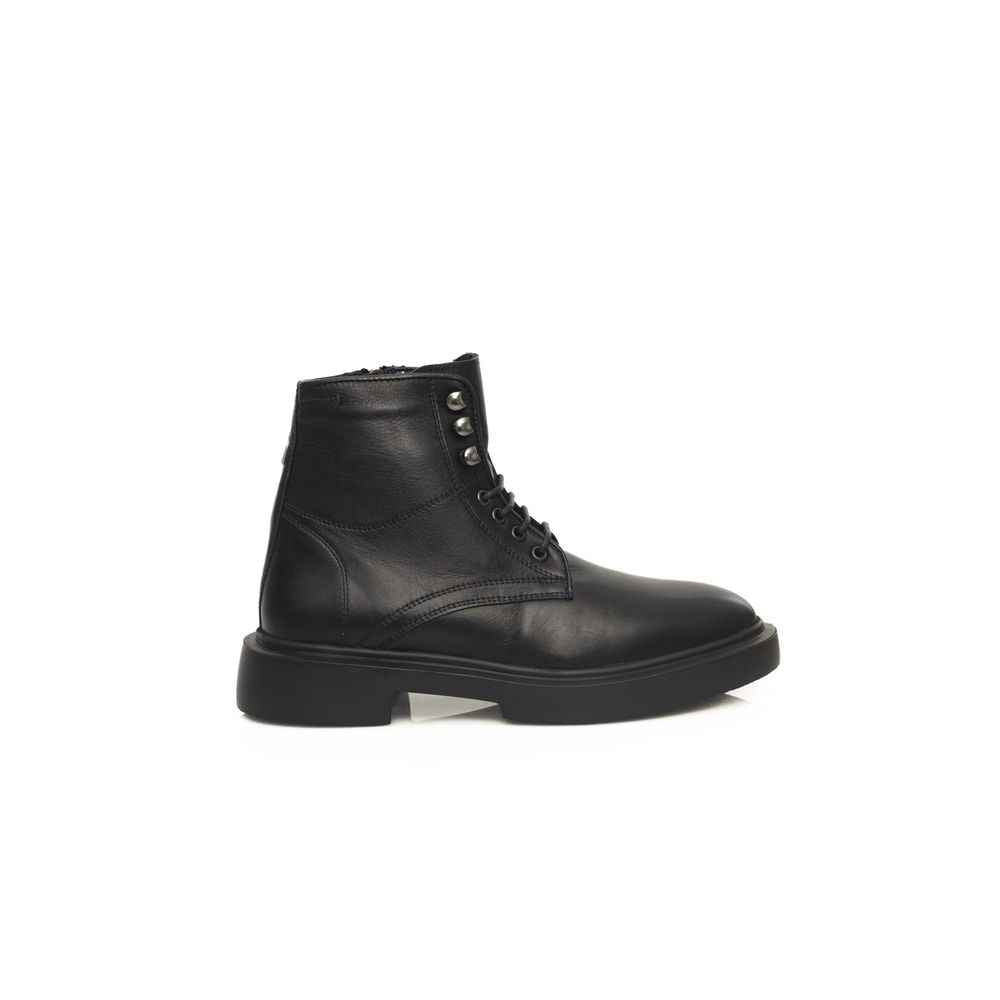 Cerruti 1881 Black Calfskin Boot