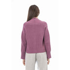 Alpha Studio Multicolor Merino Wool Cardigan