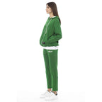 Baldinini Trend Green Cotton Tracksuit
