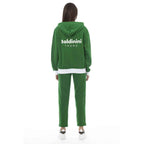 Baldinini Trend Green Cotton Tracksuit