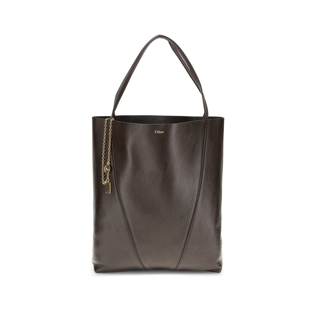 Chloé Brown Calf Leather Bos Taurus Shoulder Bag