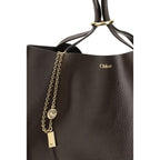 Chloé Brown Calf Leather Bos Taurus Shoulder Bag