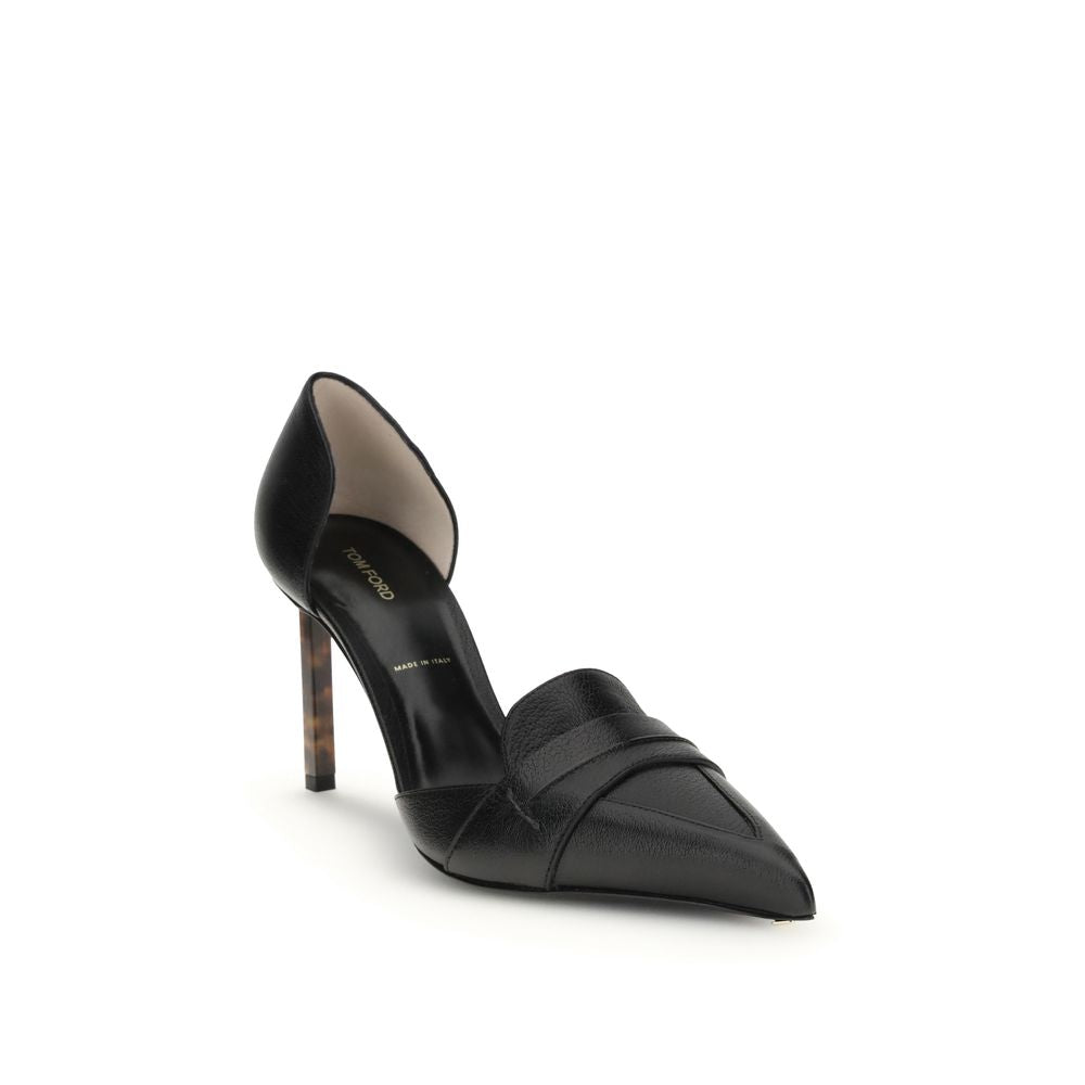 Tom Ford Black Leather Pumps