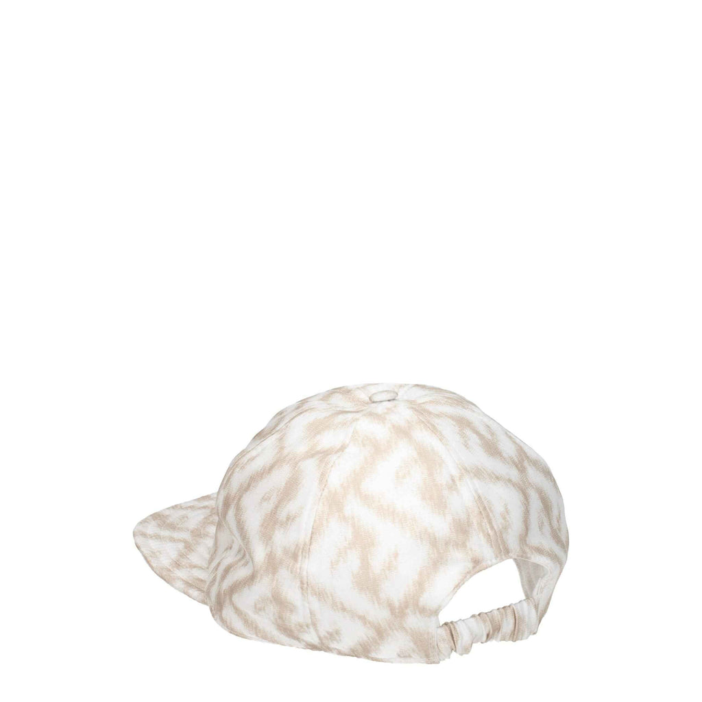 Fendi Beige Silk Caps (Baseball Hat)