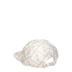 Fendi Beige Silk Caps (Baseball Hat)