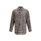 Dsquared² Brown Cotton Pattern Shirt