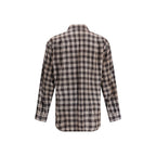 Dsquared² Brown Cotton Pattern Shirt