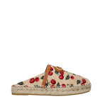 Valentino Garavani Beige Raffia Slippers