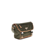 Prada Re-Nylon and leather medium Shoulder Bag