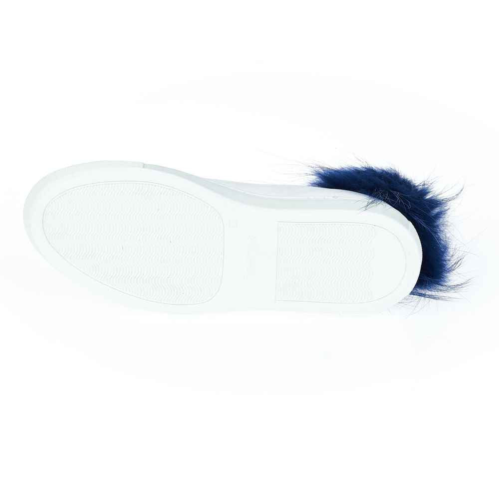 Mr&Mrs Italy White Lamb Leather Women Sneaker