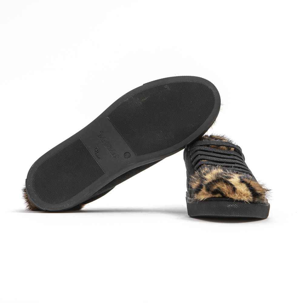 Mr&Mrs Italy Black Leather Women Sneaker