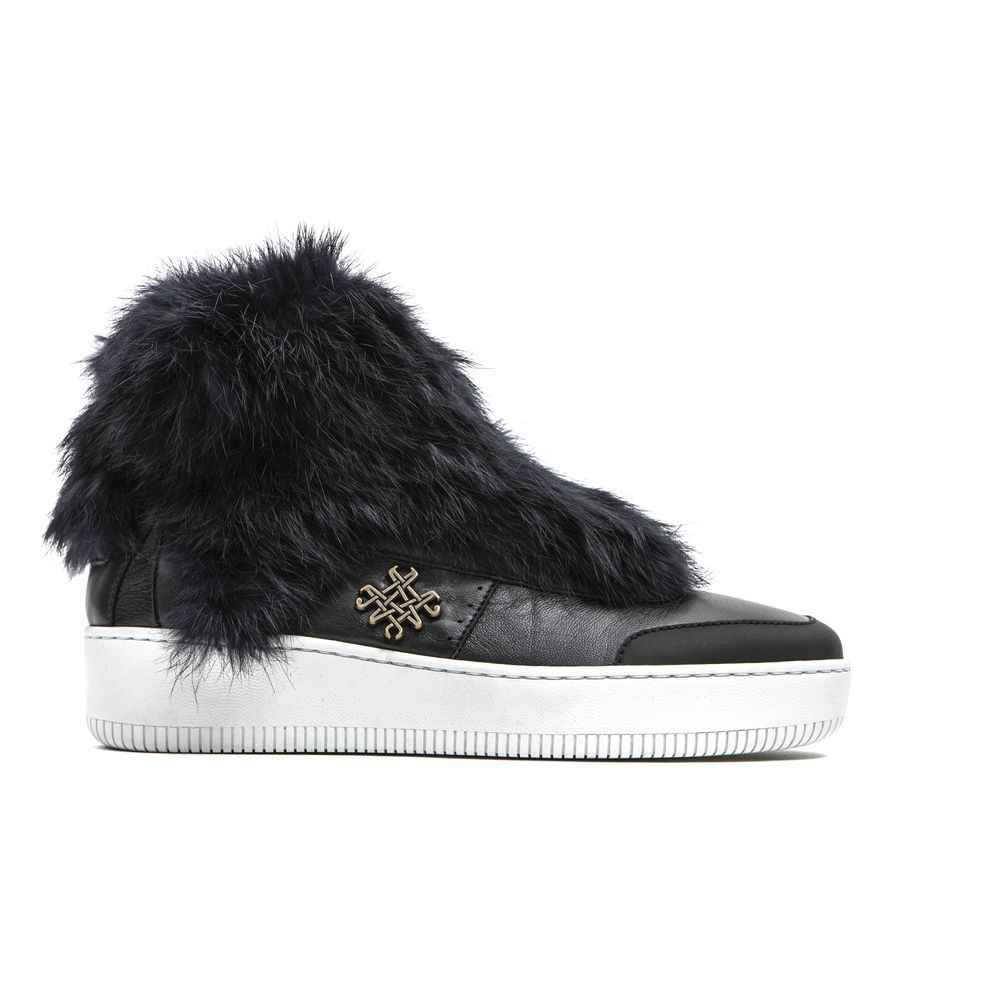 Mr&Mrs Italy Blue Cotton Women Sneaker
