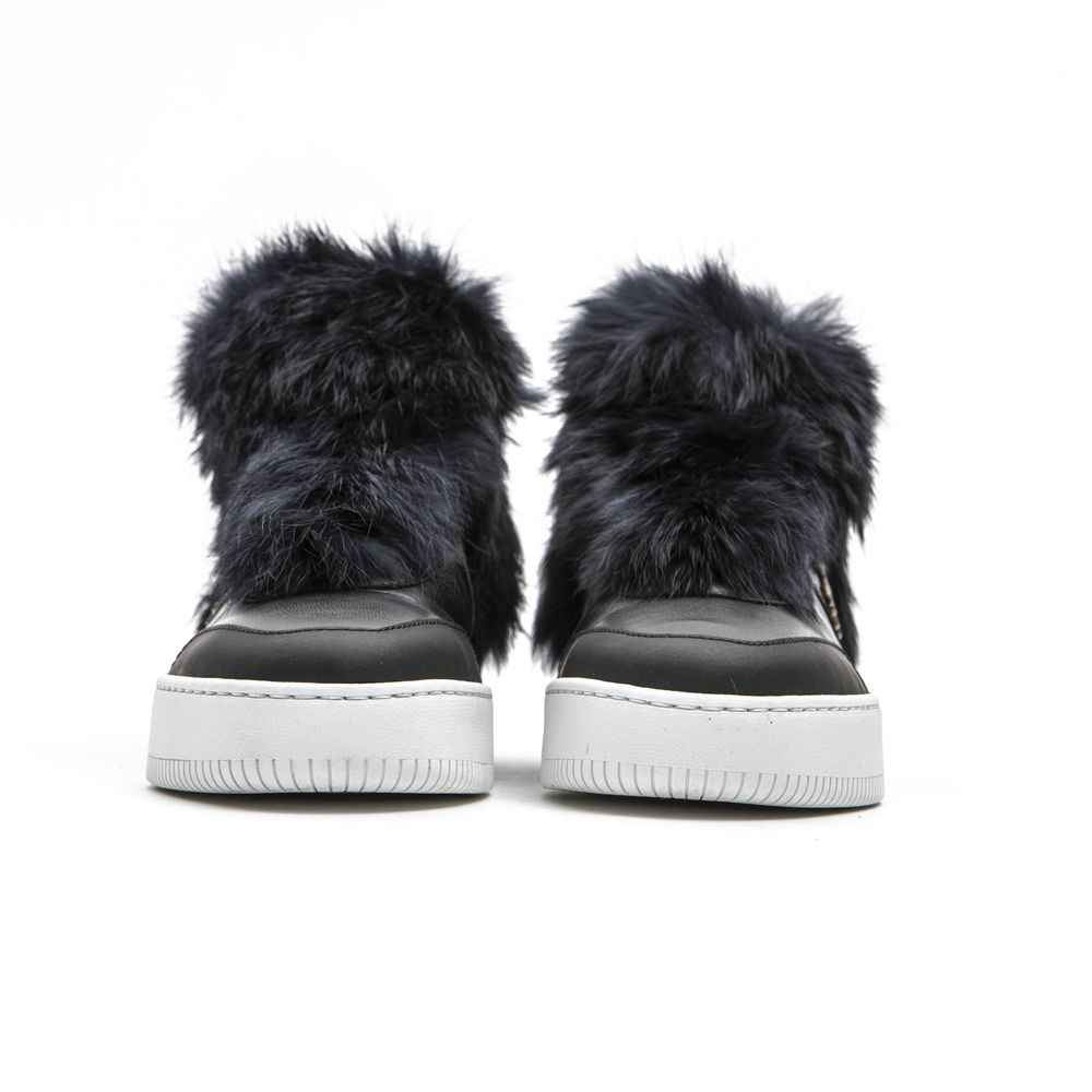 Mr&Mrs Italy Blue Cotton Women Sneaker