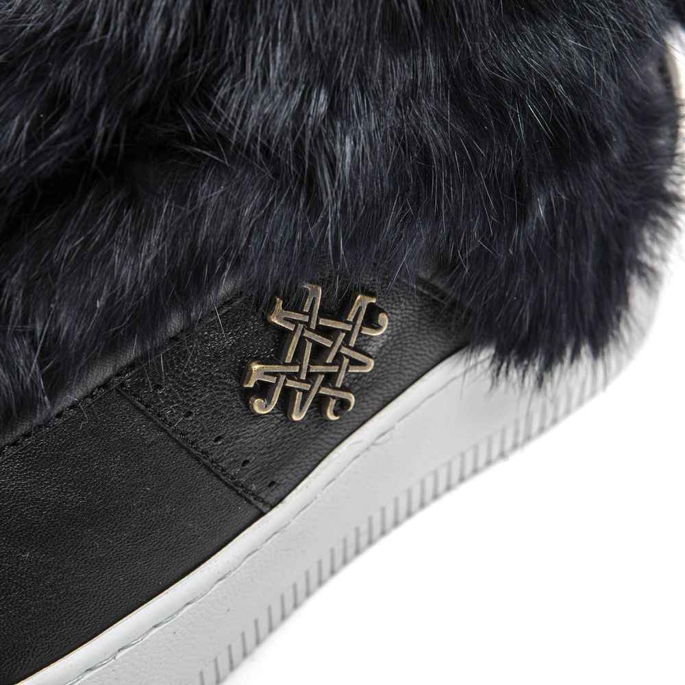Mr&Mrs Italy Blue Cotton Women Sneaker