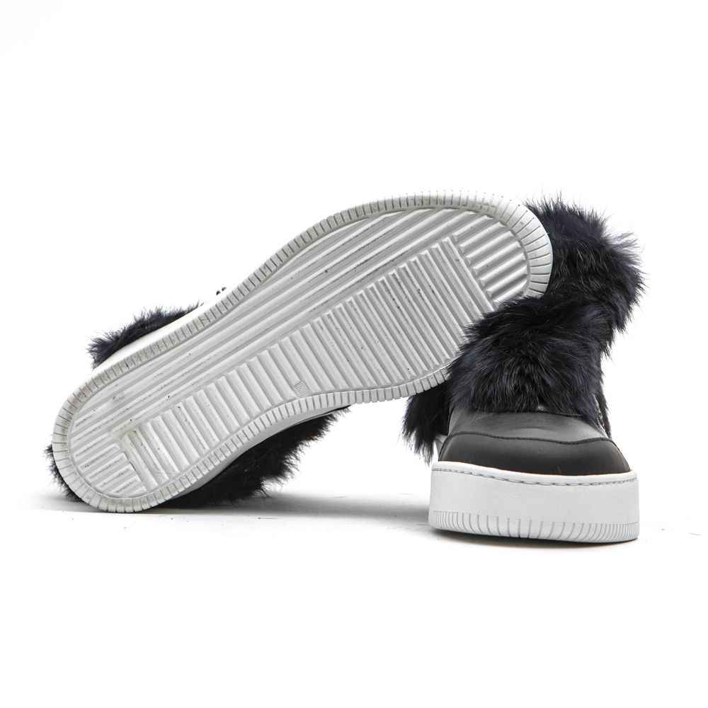 Mr&Mrs Italy Blue Cotton Women Sneaker