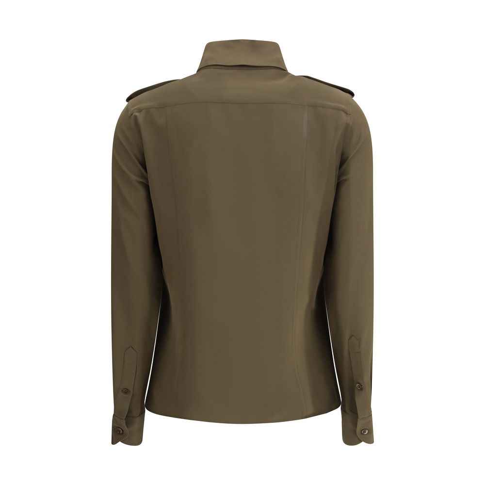 Tom Ford Green Silk Dress Shirt