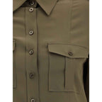 Tom Ford Green Silk Dress Shirt