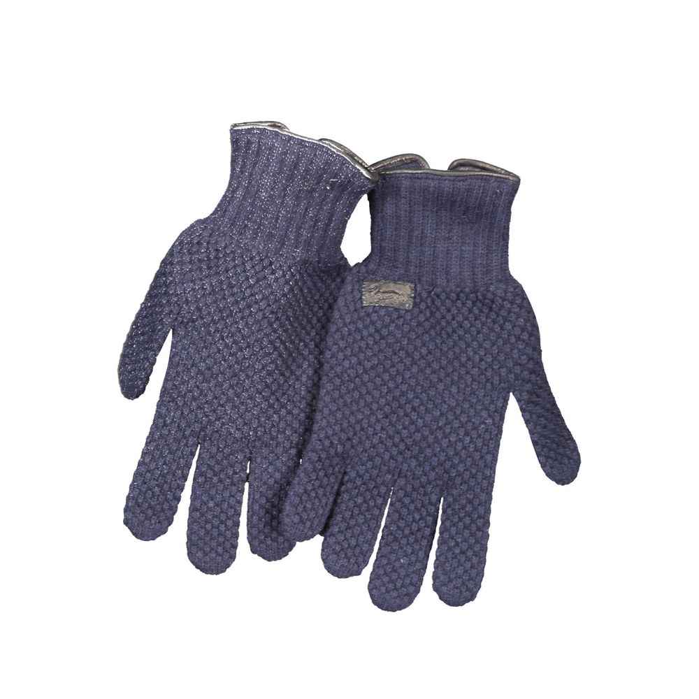 Harmont & Blaine Blue Wool Glove