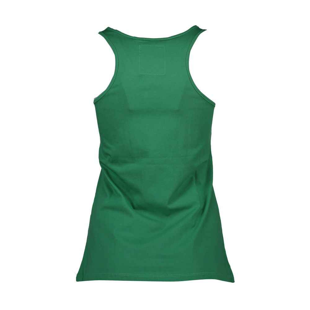 Silvian Heach Green Cotton Tank Top