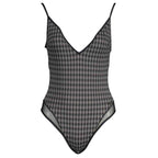 Karl Lagerfeld Black Elastane Swimwear